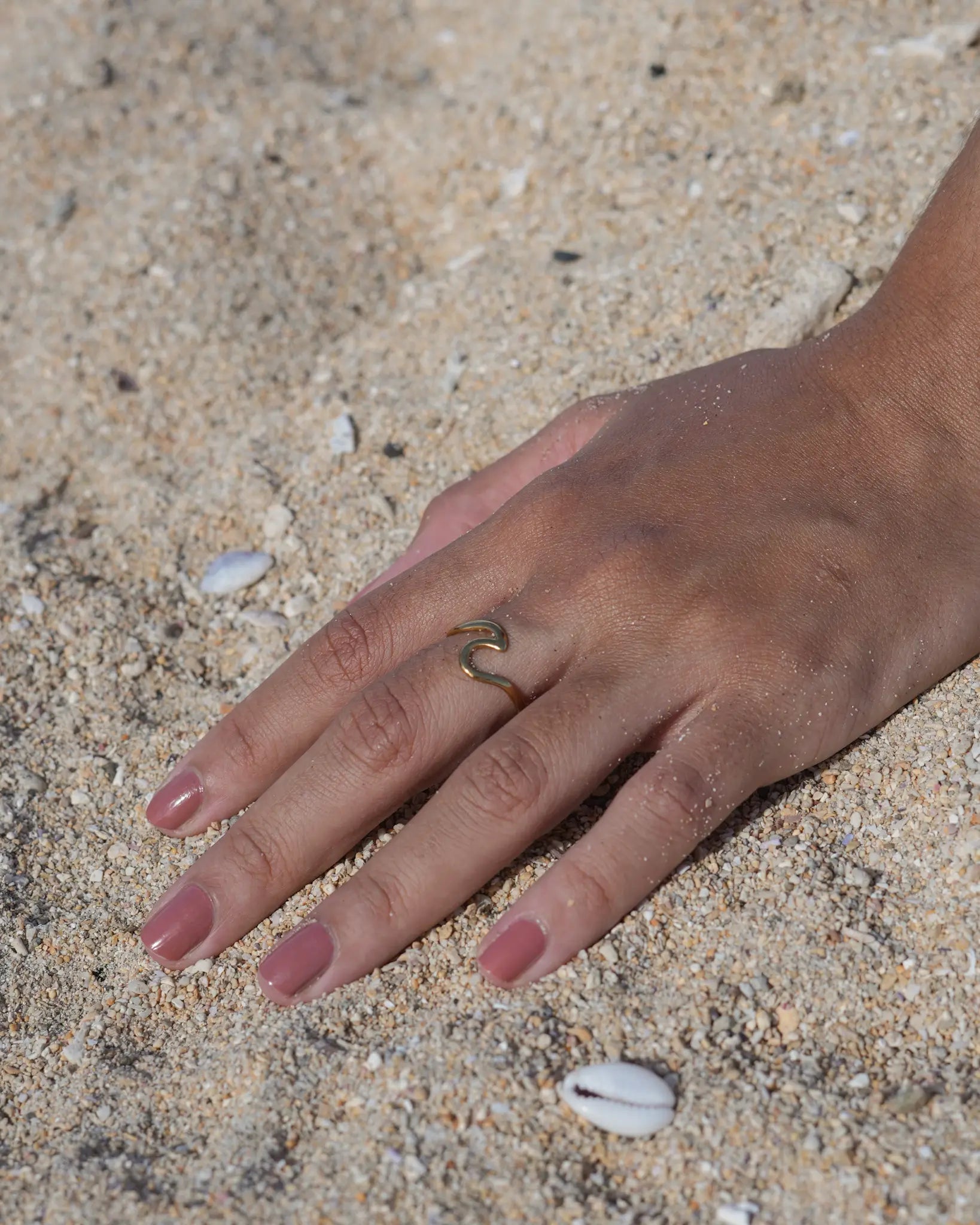 Bague Moana | Vague dorée & délicatesse