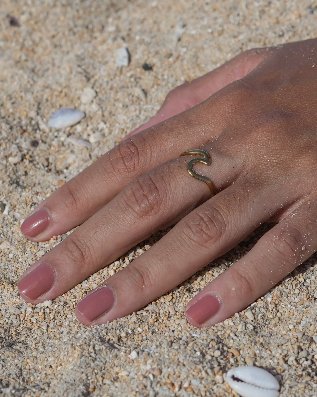 Bague Moana | Vague dorée & délicatesse